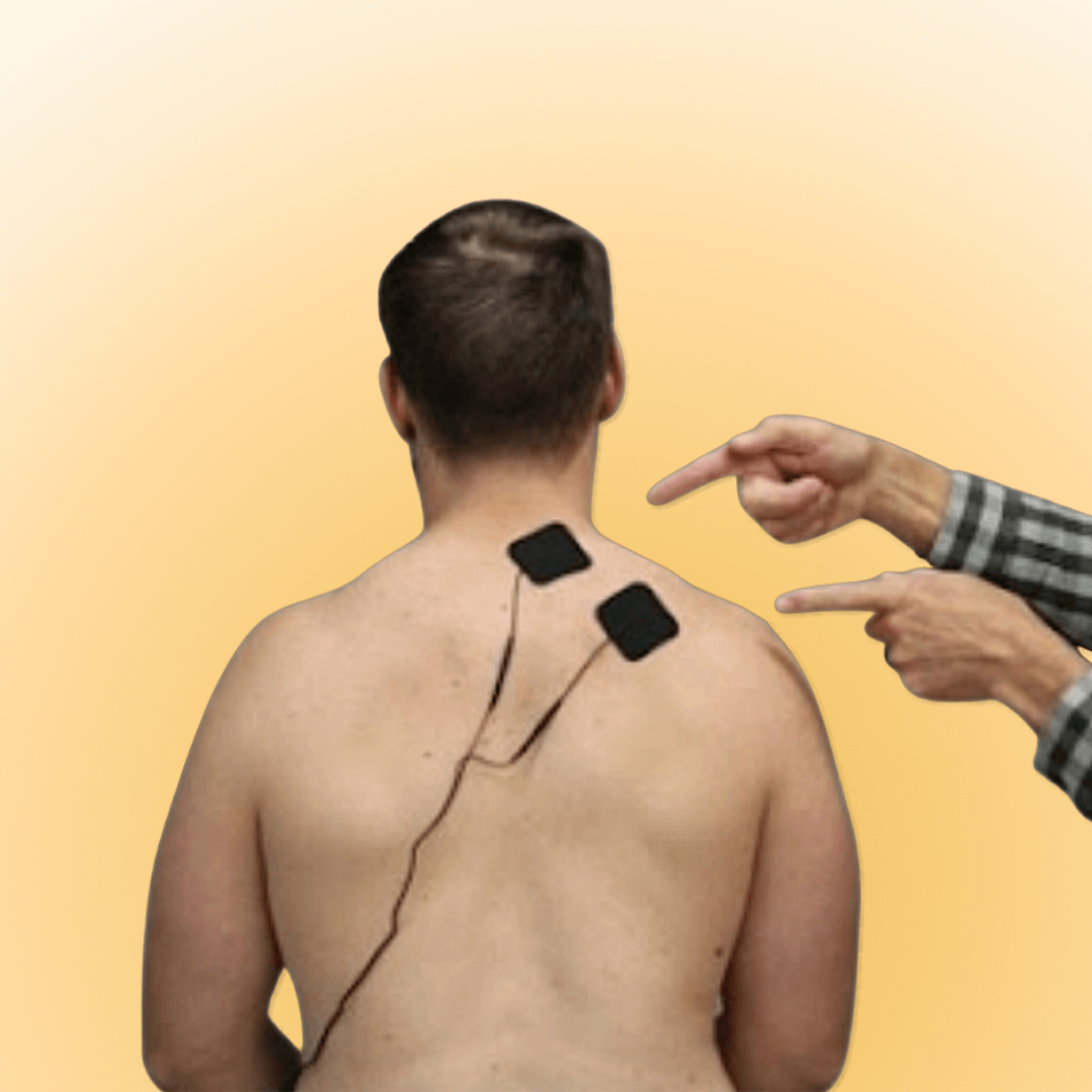 How to Use a TENS Unit With Upper Back Pain. Correct Pad Placement